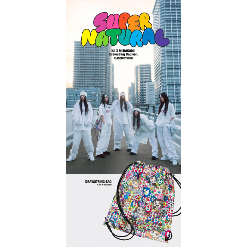 NewJeans - Supernatural [NJ X MURAKAMI Drawstring Bag ver.]